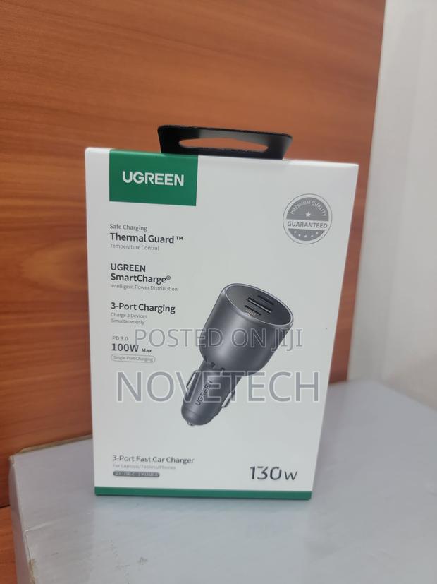 Ugreen 130w Usb C Pd Car Charger -Fast Charge iPhone,Macbook