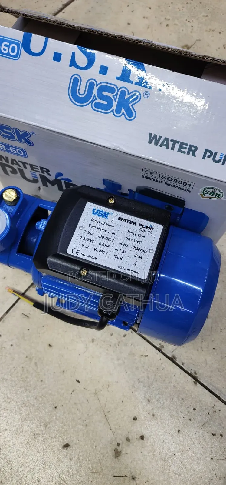 Booster Pump 0.5hp Usk
