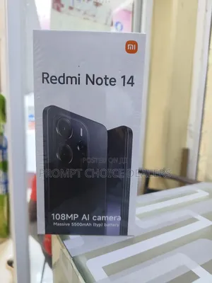 New Xiaomi Redmi Note 14 4G 256 GB Black