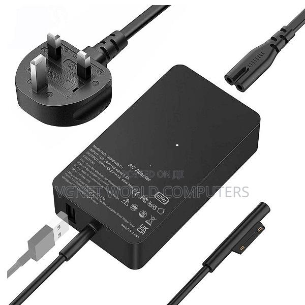 Microsoft Surface Pro 5 Charger 15v by 4a With Power Cord.