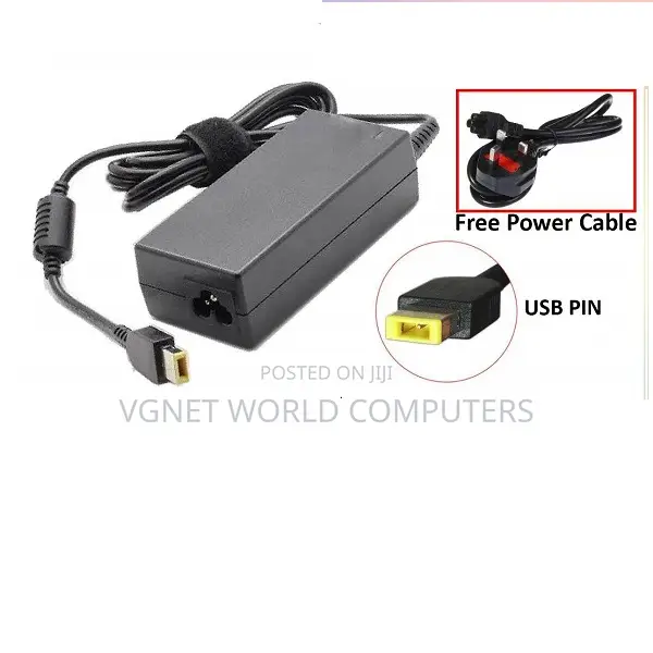 Lenovo Usb 20v by 3.25a With Power Cord Laptop Charger