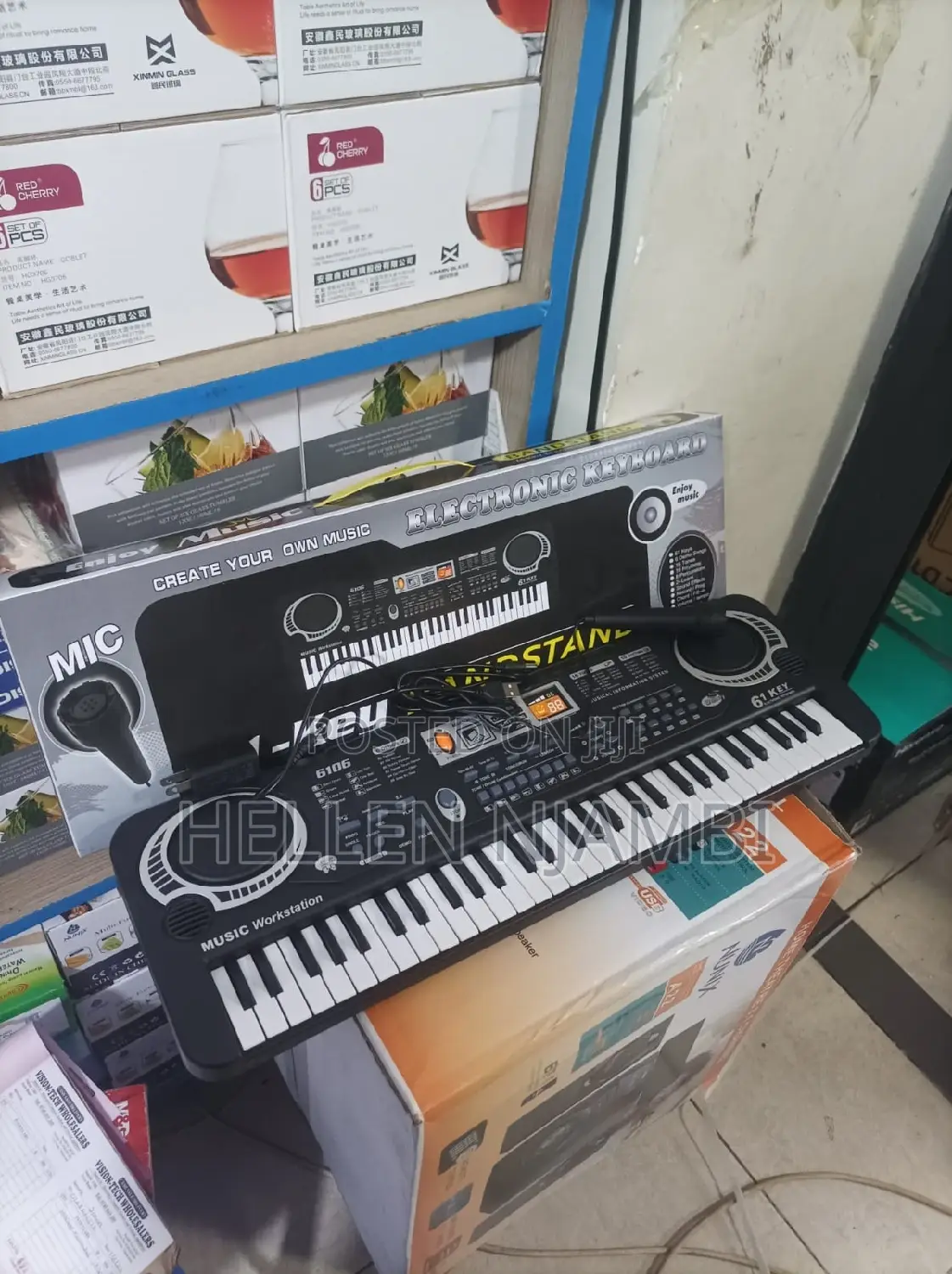 61-Key Touch Sensitive Portable Keyboard
