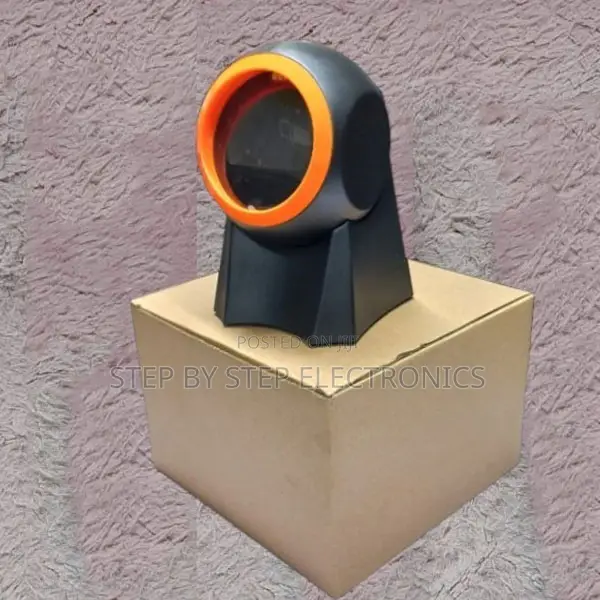 Light Weight 1d/2d Desktop Round Usb Wired Barcode Scanner