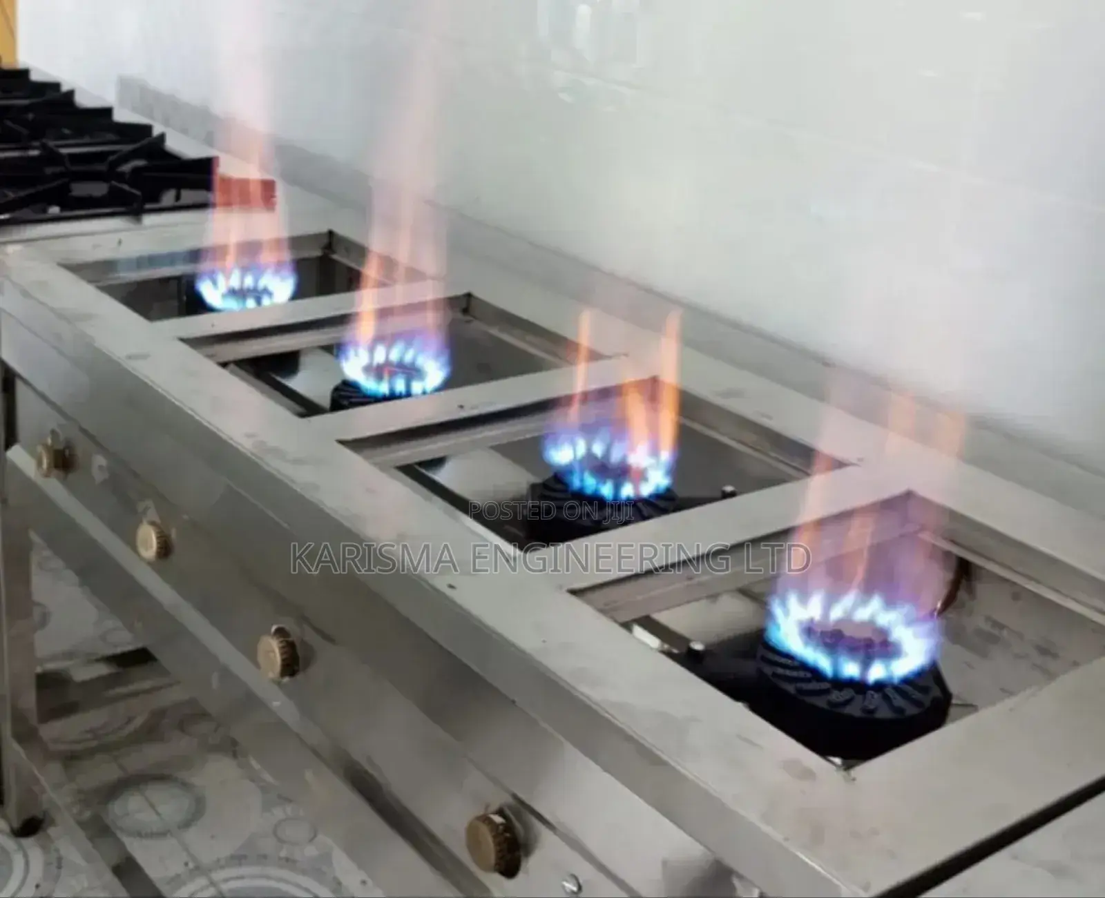 4 Burner Stainless Steel Cooker