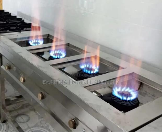 4 Burner Stainless Steel Cooker - main view