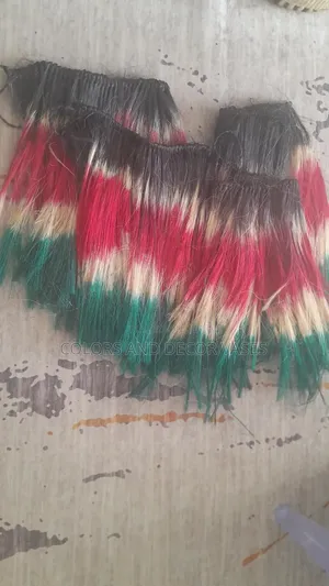 Kenyan Flag Sisal Skirts