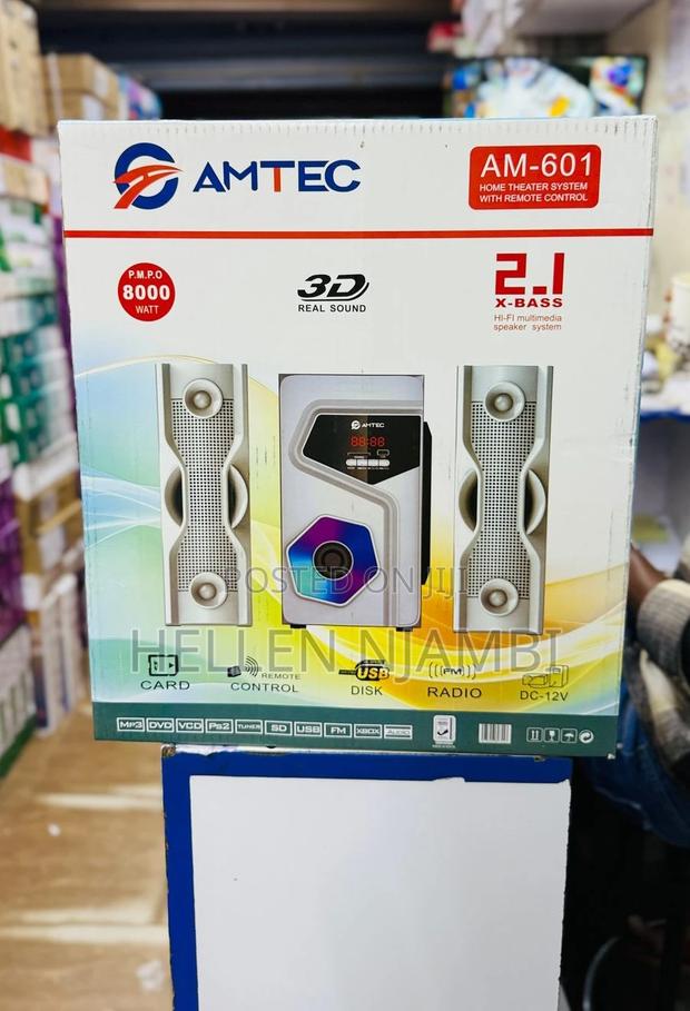 Amtec Am-601 2.1 Home Theatre System- 8000watts - main view