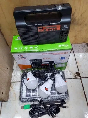 Complete Solar Lamp With Radio