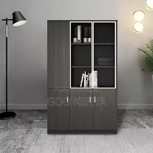 Office Cabinet ; 3-Door Wooden Dignified Office Cabinet