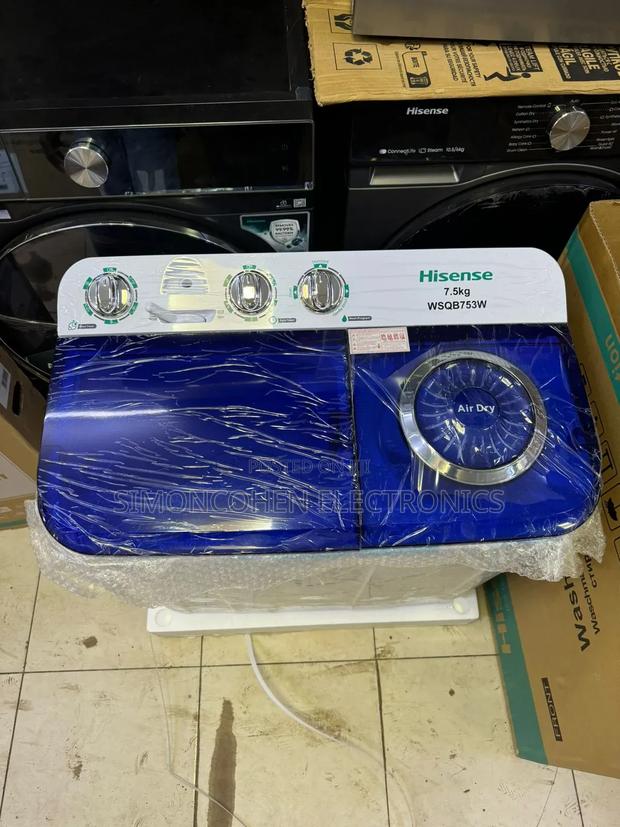 Hisense 7.5kg Semi-Automatic Twin-Tub - main view