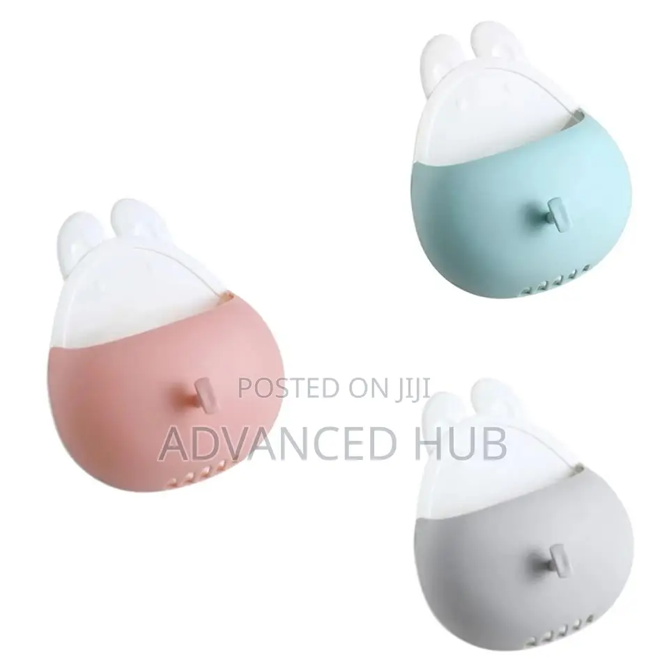 Seamless Cartoon Wall Mount Toothbrush Holder