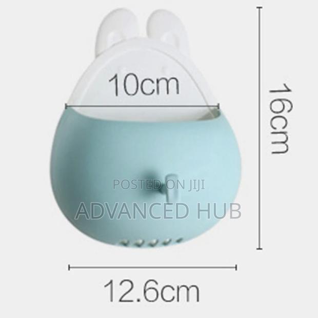 Seamless Cartoon Wall Mount Toothbrush Holder - thumbnail 3