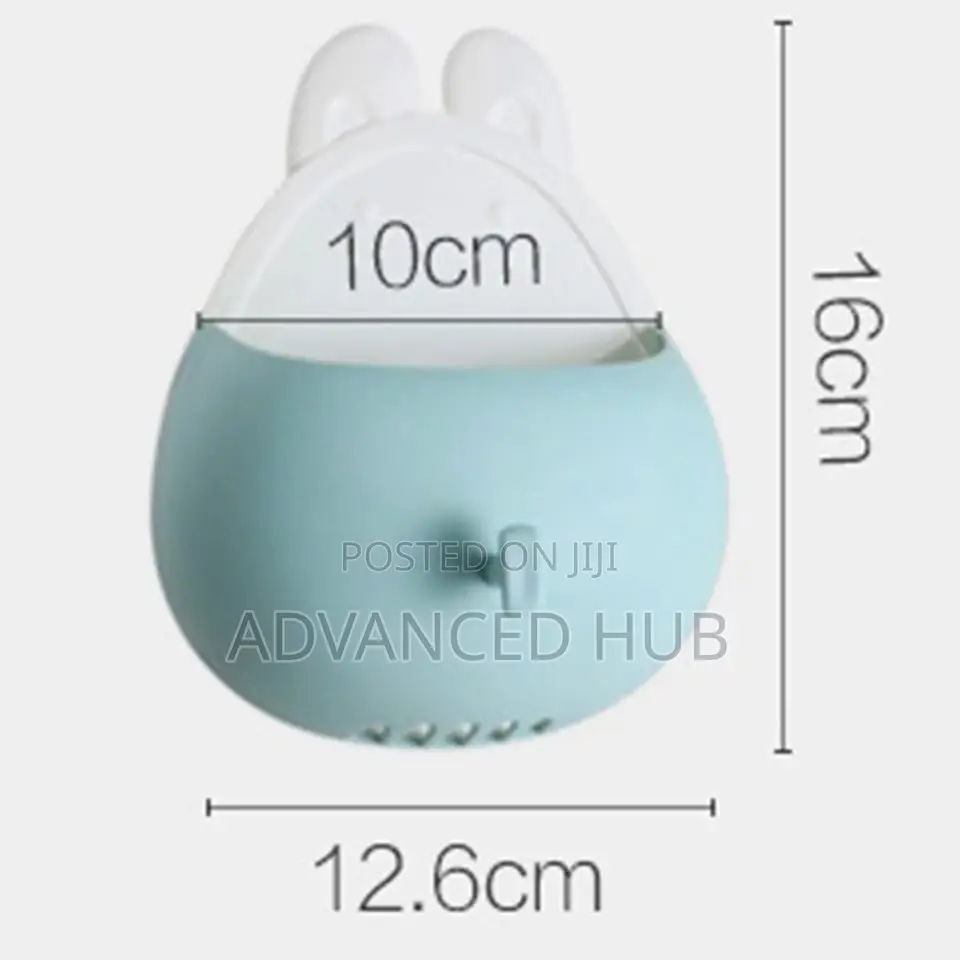 Seamless Cartoon Wall Mount Toothbrush Holder