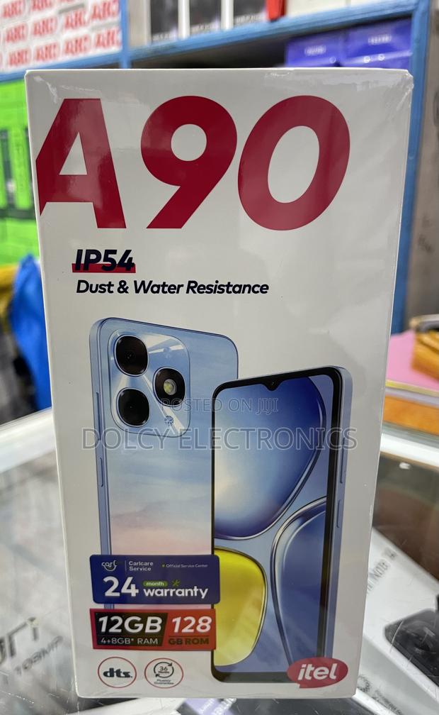 New Itel A90 128 GB Black - main view