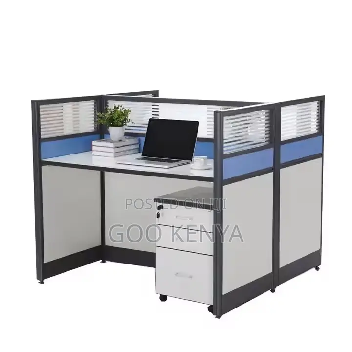 Office Desk ; Partition Office Workstation for 4 Person
