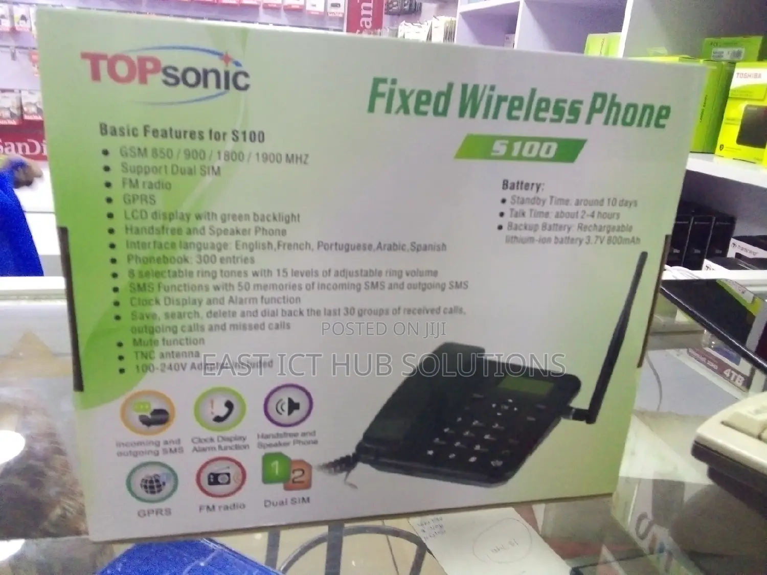 Topsonic Gsm Dual Desktop Phone
