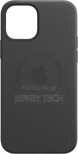Puloka iPhone 12 Pro Max Leather Case With Magsafe - Black