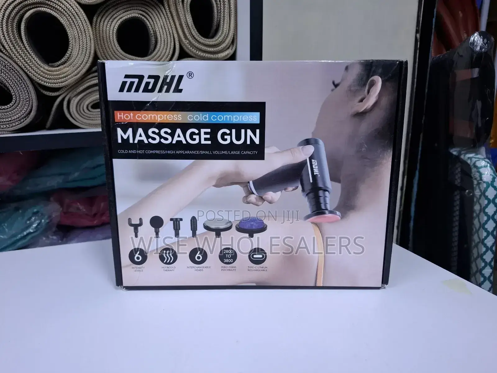 *Handheld Hot Cold Massage Therapy Gun Available*