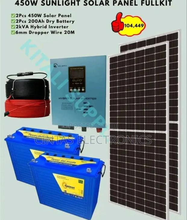 2kva Full Solar Kit - main view