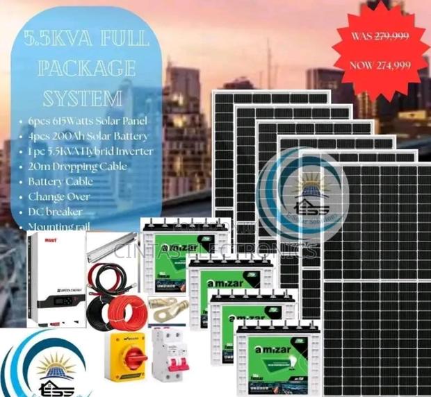 5.5kva Full Solar Kit - main view