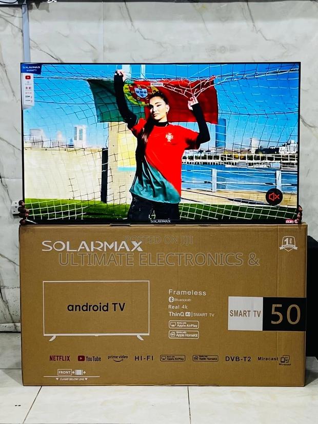 Solarmax 50” 50f02 Smart Android Frameless Tv