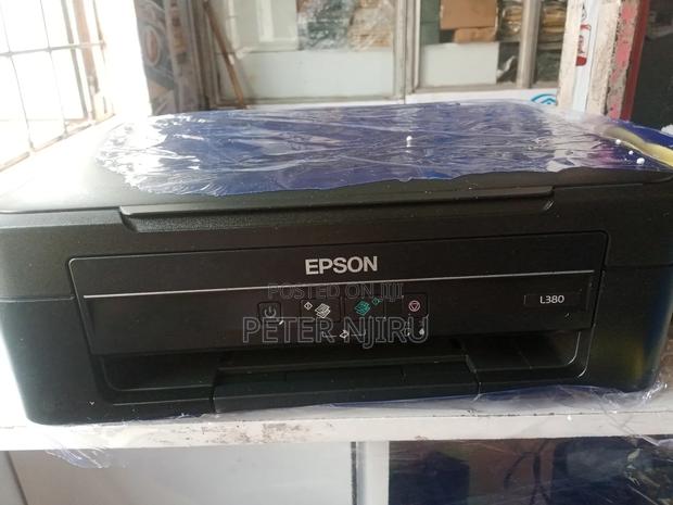 Epson L380 Multi-Function Inktank Colour Printer (Black) - main view