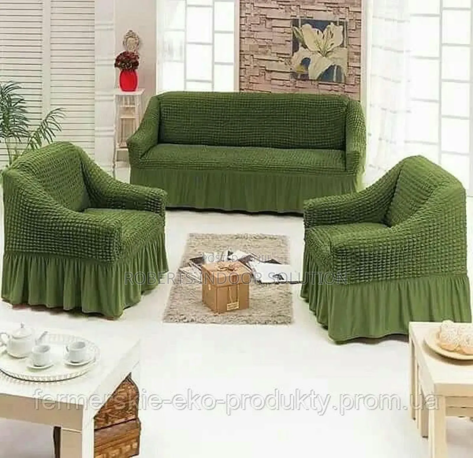 Green Turkish Sofa Covers