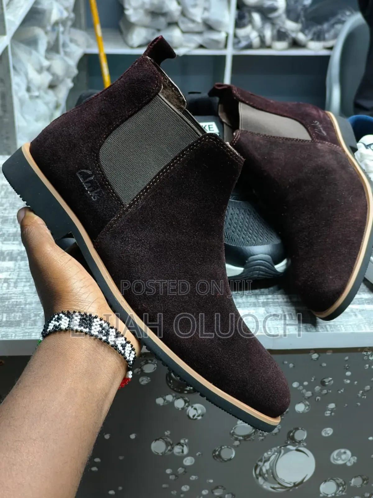 Boss Suede Leather Italian Boots