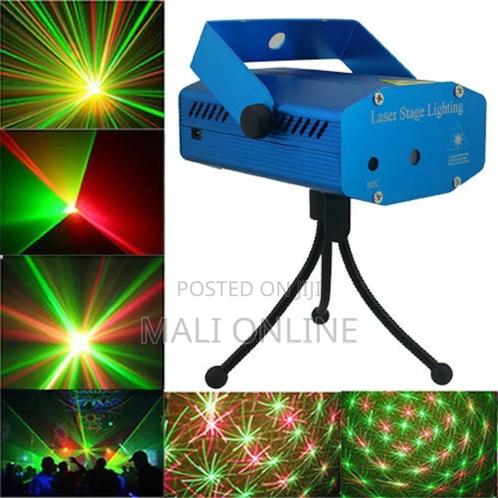 Mini Laser Stage Light Projector, Disco Party Dj Lig