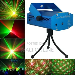 Mini Laser Stage Light Projector, Disco Party Dj Lig