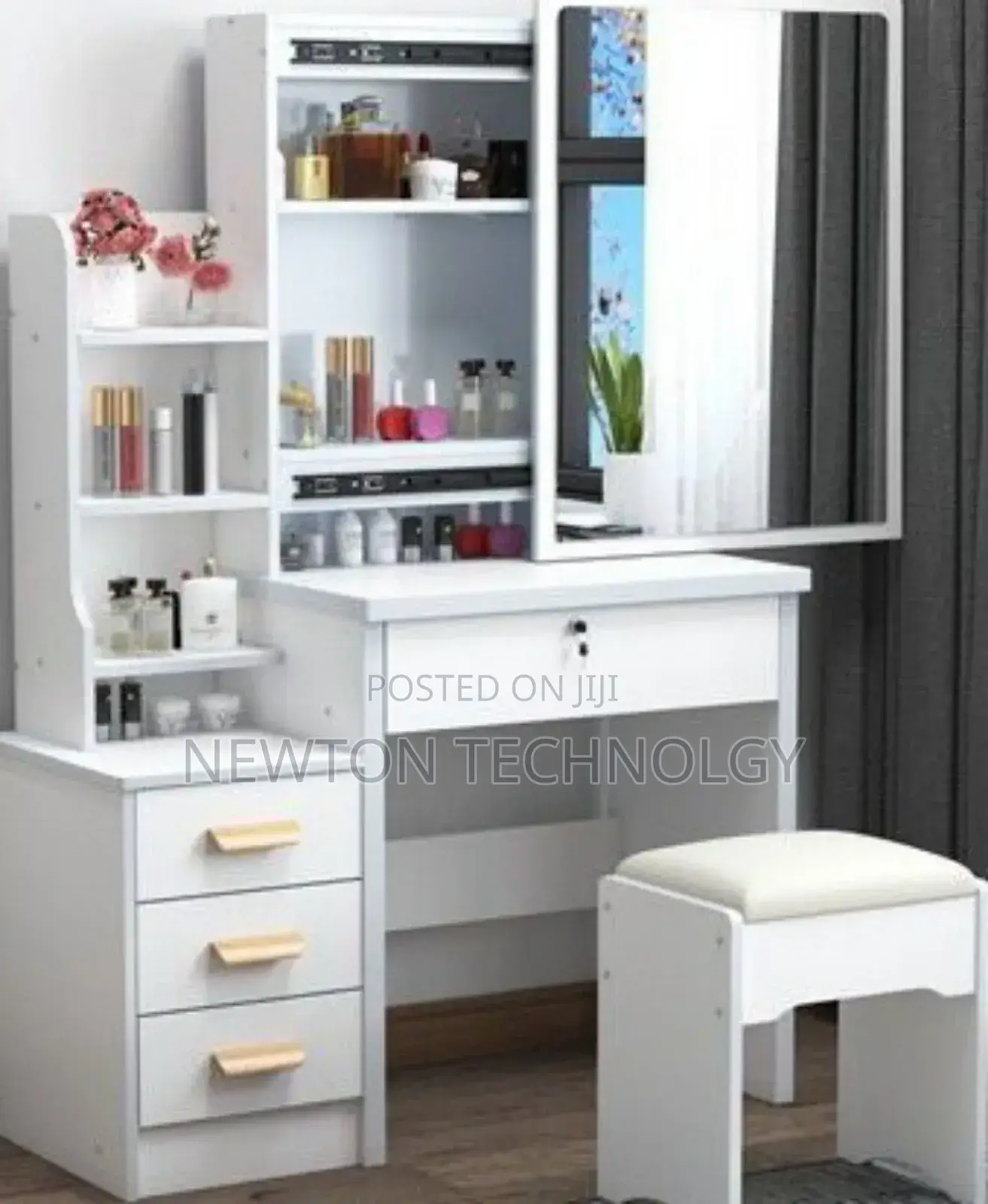 *Dressing Table With Sliding Mirror