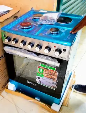 Syinix 3g+1e Standing Cooker 60 By 60 With Electric Oven
