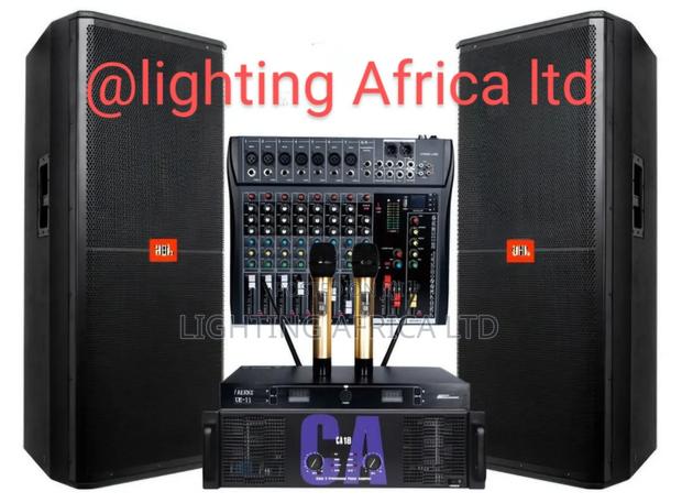 12 Channels Plain Mixer + Crest Audio Ca12 (2)Full Range JBL