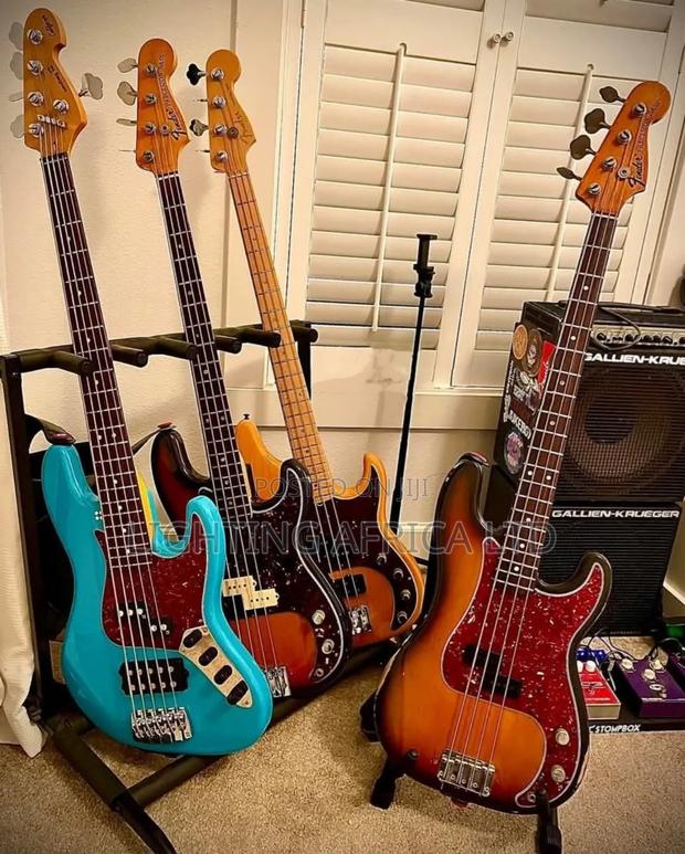 4 String Fender Bass Guitar - main view