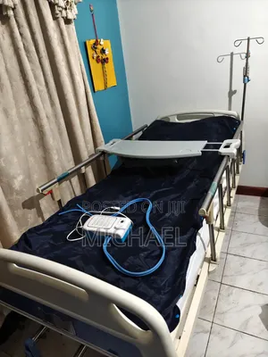 3 Crank Hospital Bed With Mattress + Ripple Mattress