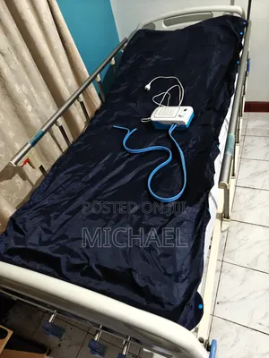 3 Crank Hospital Bed With Mattress + Ripple Mattress
