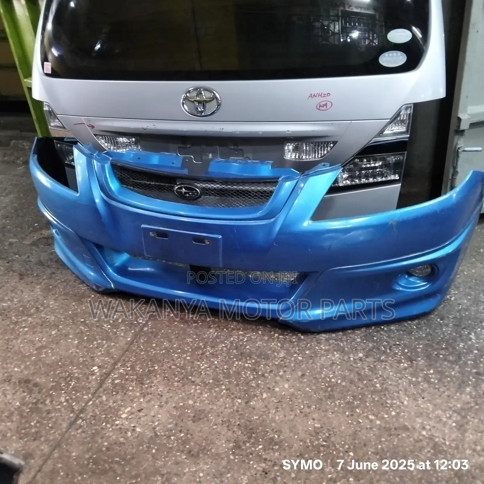 Subaru Exiga 2010 Front Bumper Complete With Fogs, Ex Japan
