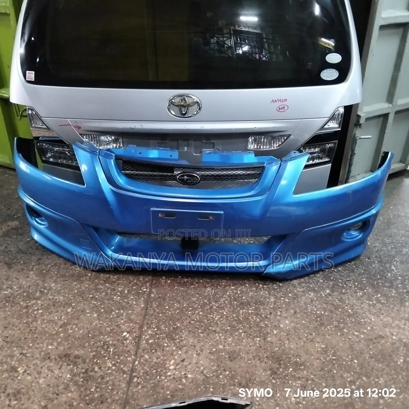 Subaru Exiga 2010 Front Bumper Complete With Fogs, Ex Japan