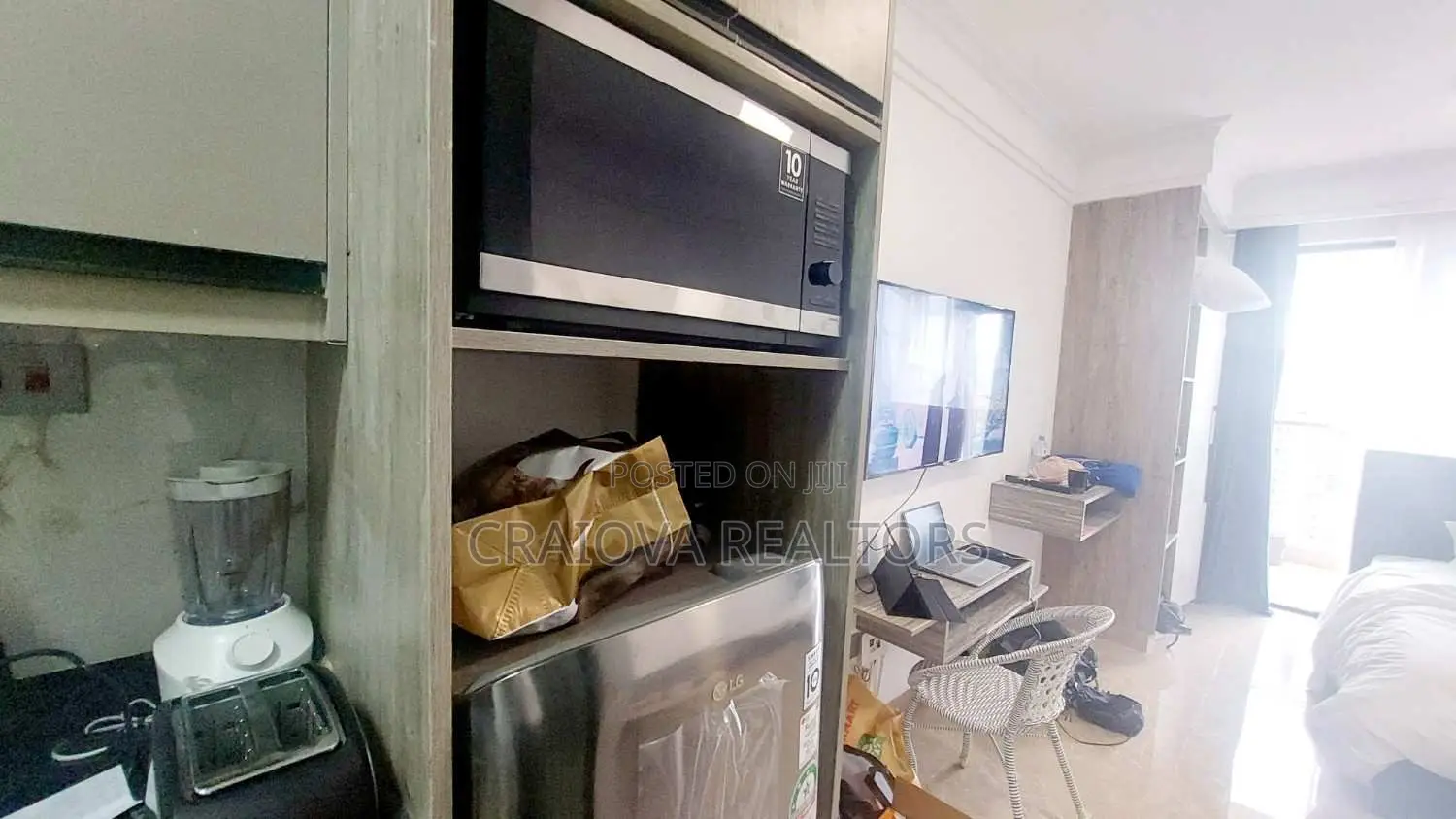 Furnished Studio Apartment in Kilimani for rent