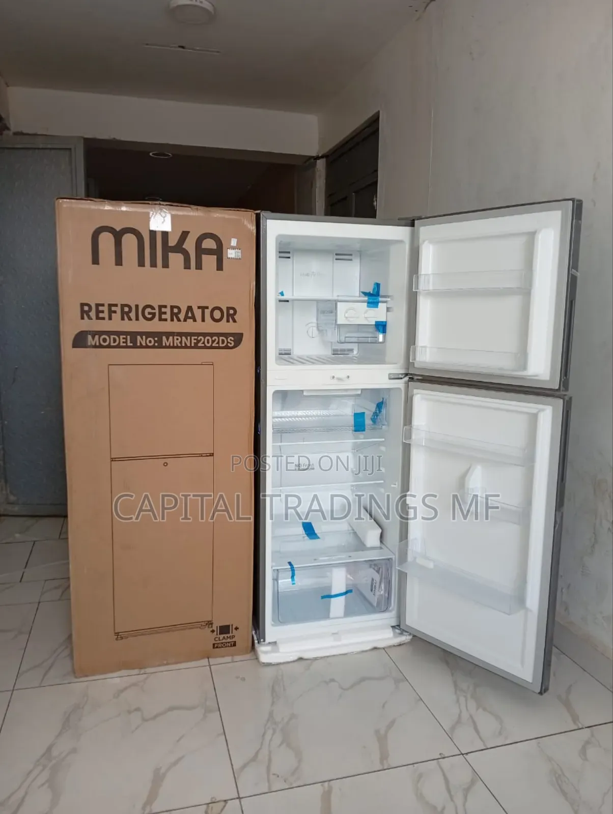 Mika 202 Litres Double Door Fridge With Compressor