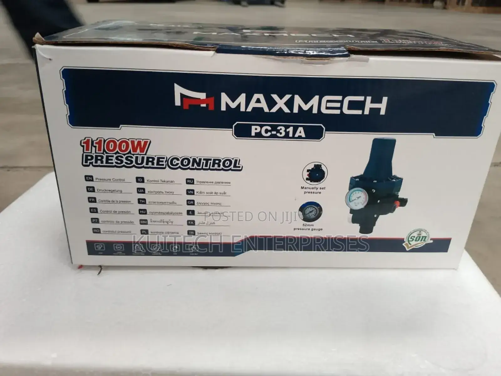 Electric Pressure Control With Metre/Pressure Controller 31a