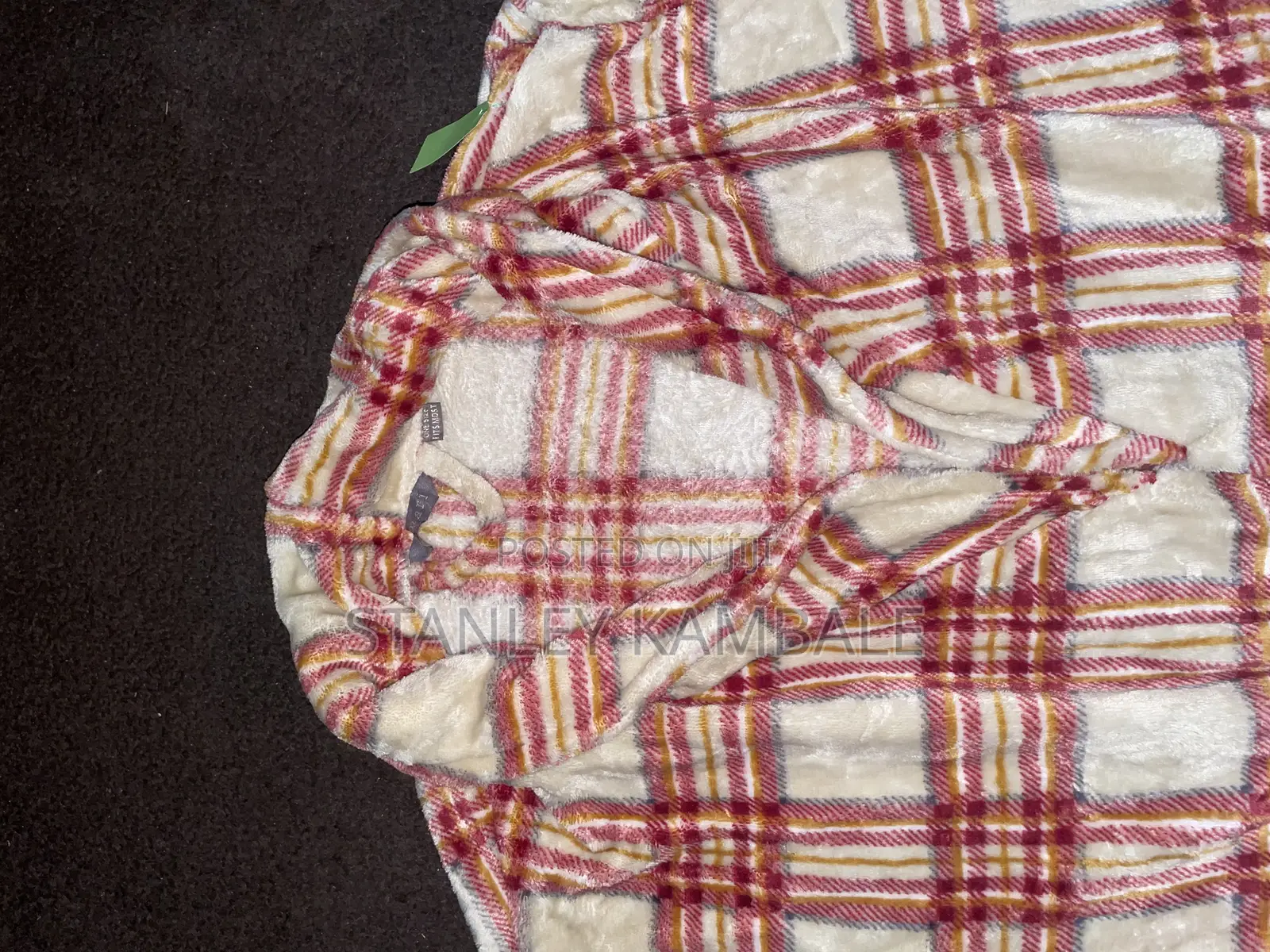 Checkered Brown and White Robe