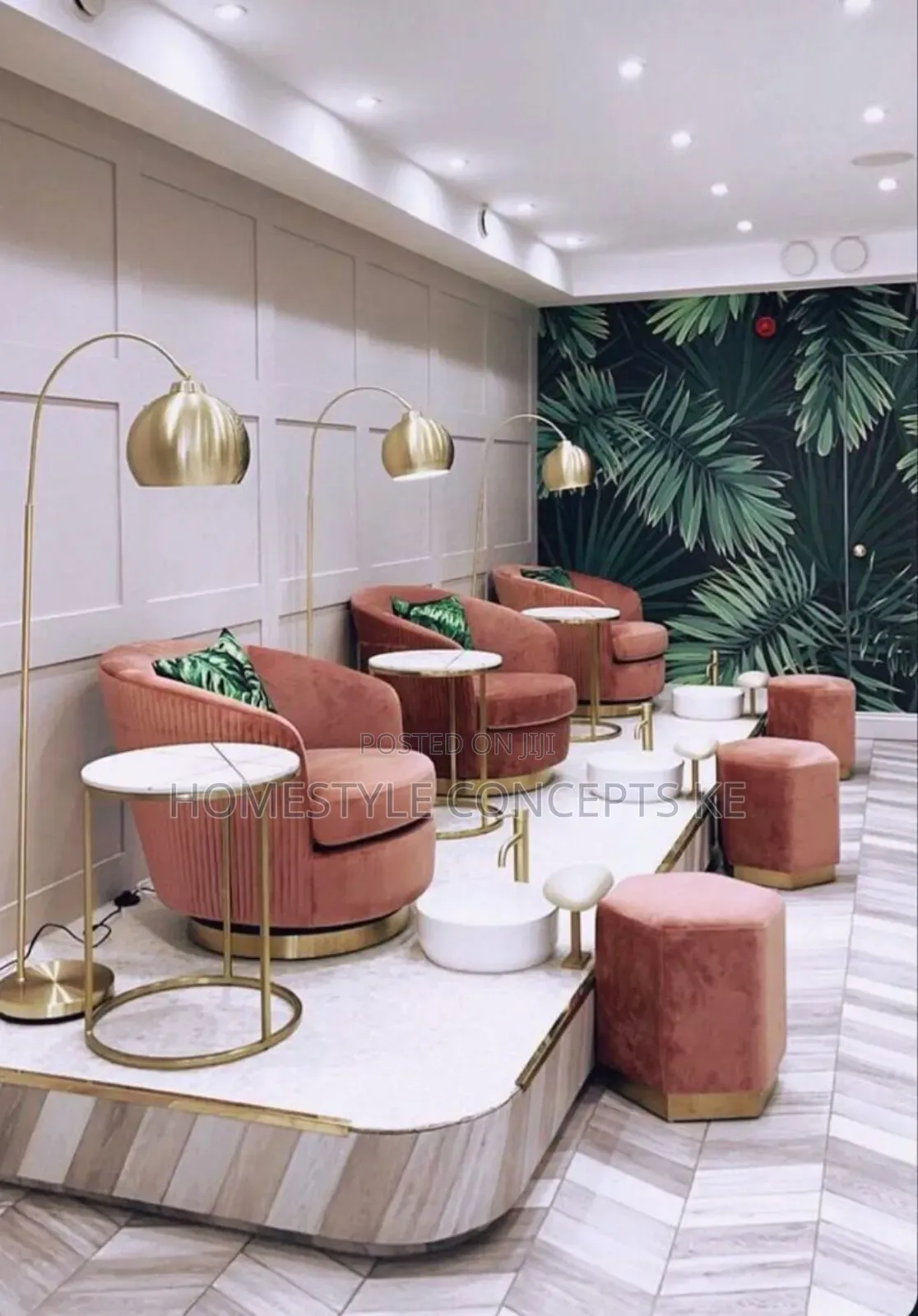 Interior Design for Beauty Space: Pedicure Manicure Nails