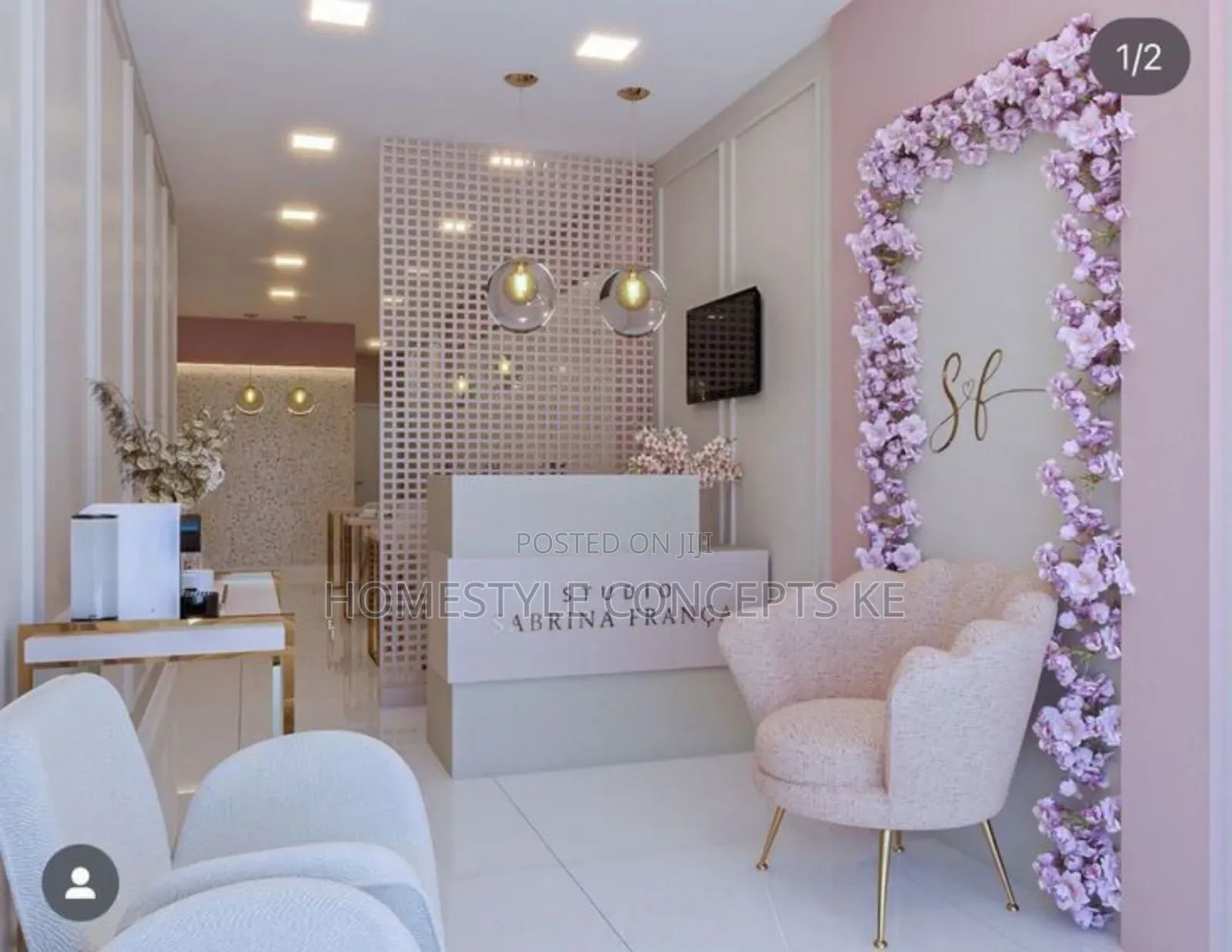 Interior Design for Beauty Space: Pedicure Manicure Nails
