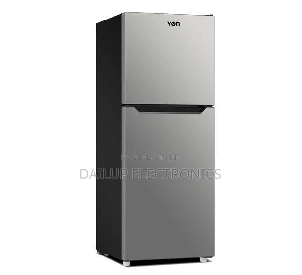 Von Vart-25nhs Double Door Fridge 220l - Silver
