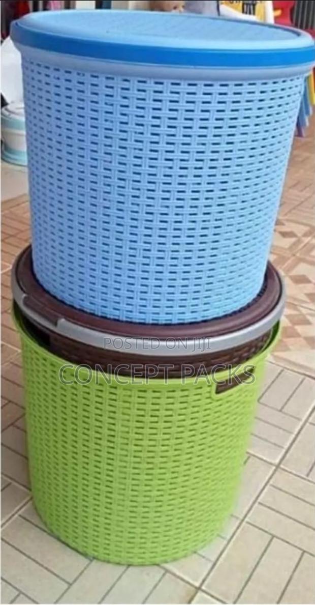 Kenstar Laundry Basket Size 36cm X 42cm - thumbnail 4
