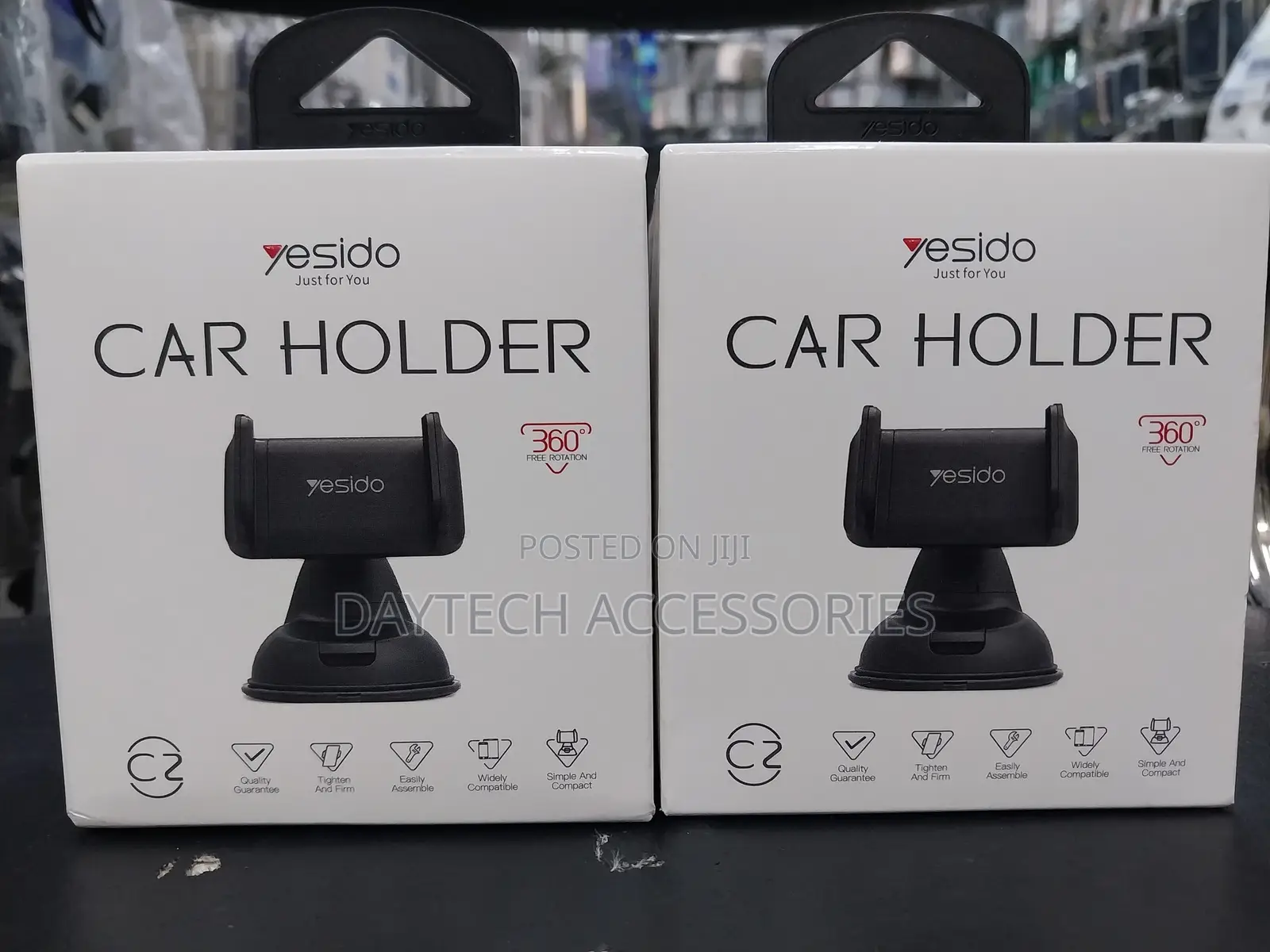 Yesido C2 Universal Windshield Sucker Car Phone Holder