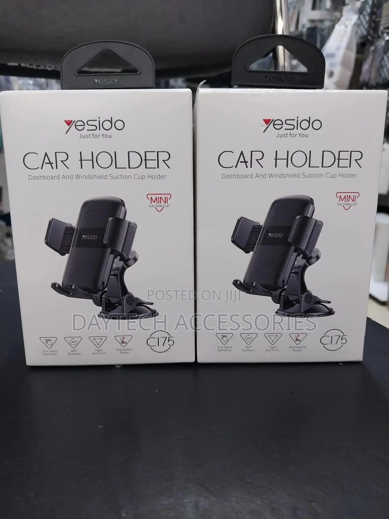 Yesido C175 Mini Suction Cup Type Phone Clip Car Holder