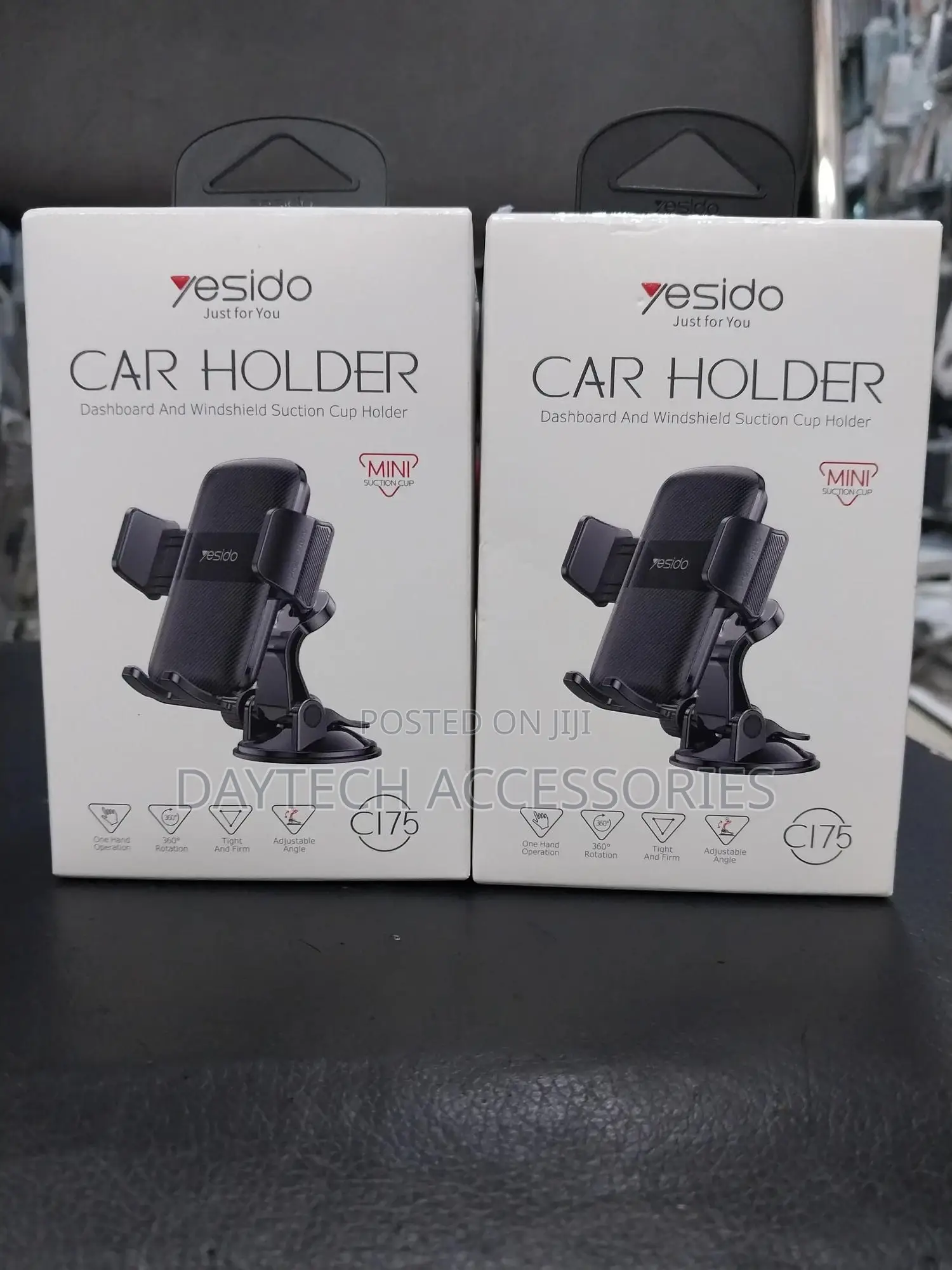 Yesido Car Holder C175 to Windshield Black