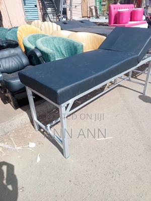 Massage Bed Black and Grey - main view